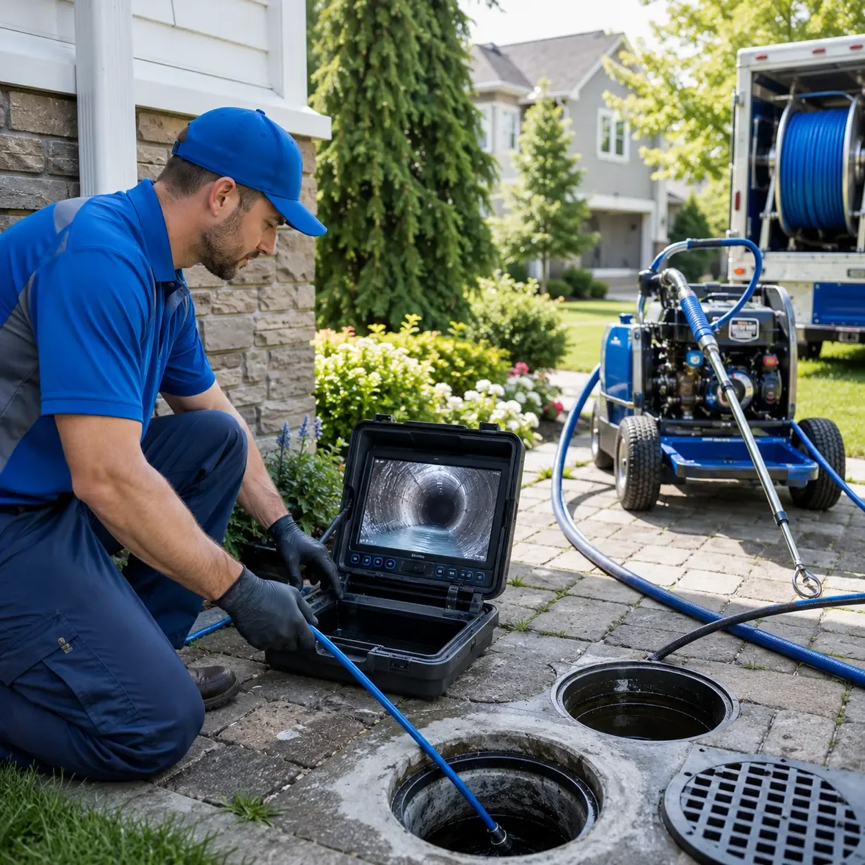 Outdoor drain cleaning professionals serving Hull, MA